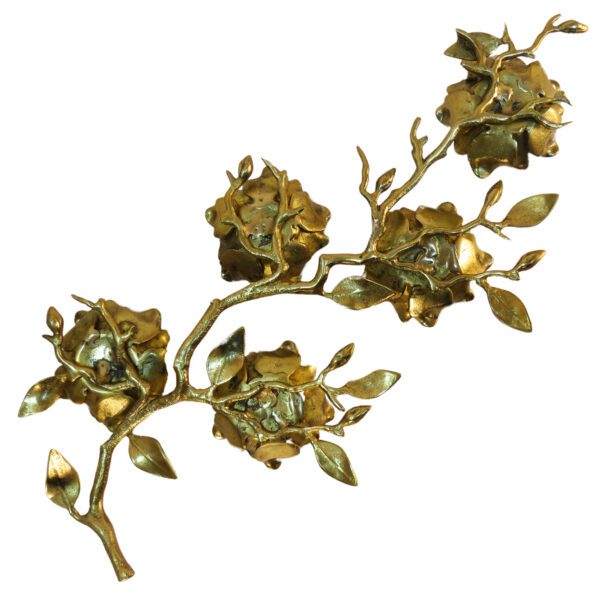 Brass 5 Flower Decor Stand 1.2 Inch KBH09378