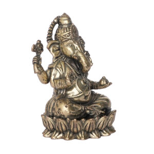 Brass Ganesha 2 Inch KBH09556