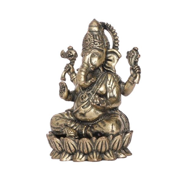 Brass Ganesha 2 Inch KBH09556