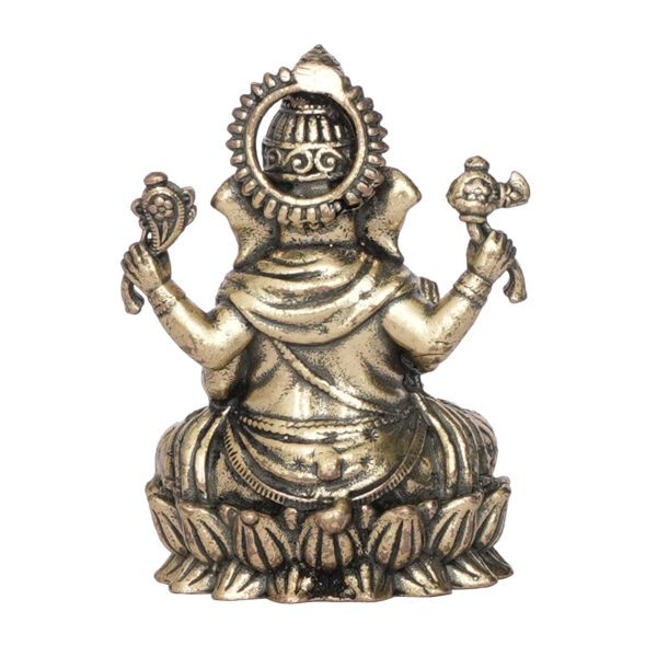 Brass Ganesha 2 Inch KBH09556