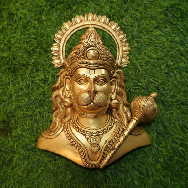 Brass Hanuman 13.5 Inch KBH09585