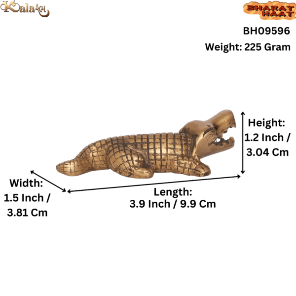 Brass Crocodile 1.2 Inch BH09596