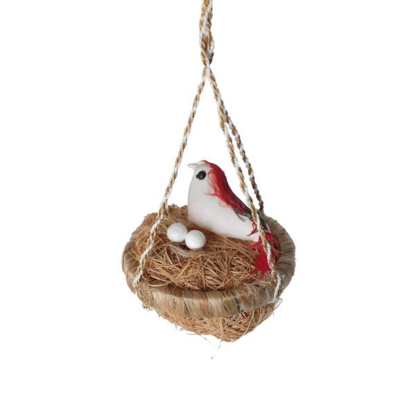 weed grass BIRDS with NEST 7 Inch KBH10102