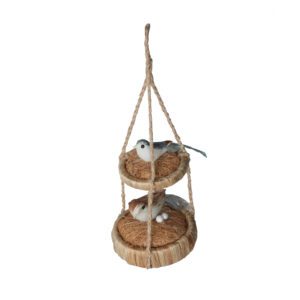 weed grass BIRDS with NEST 9.5 Inch KBH10105