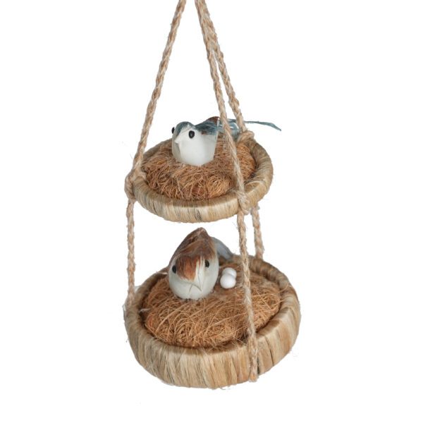 weed grass BIRDS with NEST 9.5 Inch KBH10105