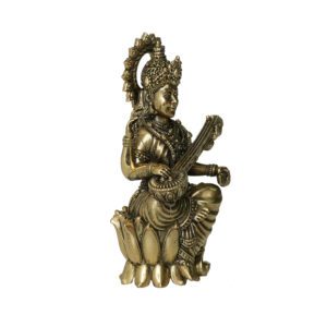 Brass Saraswati maa 4.5 Inch KBH10192