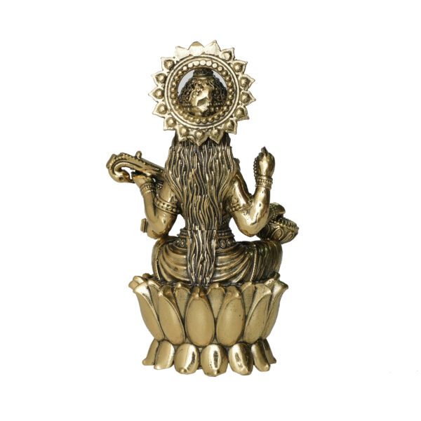 Brass Saraswati maa 4.5 Inch KBH10192