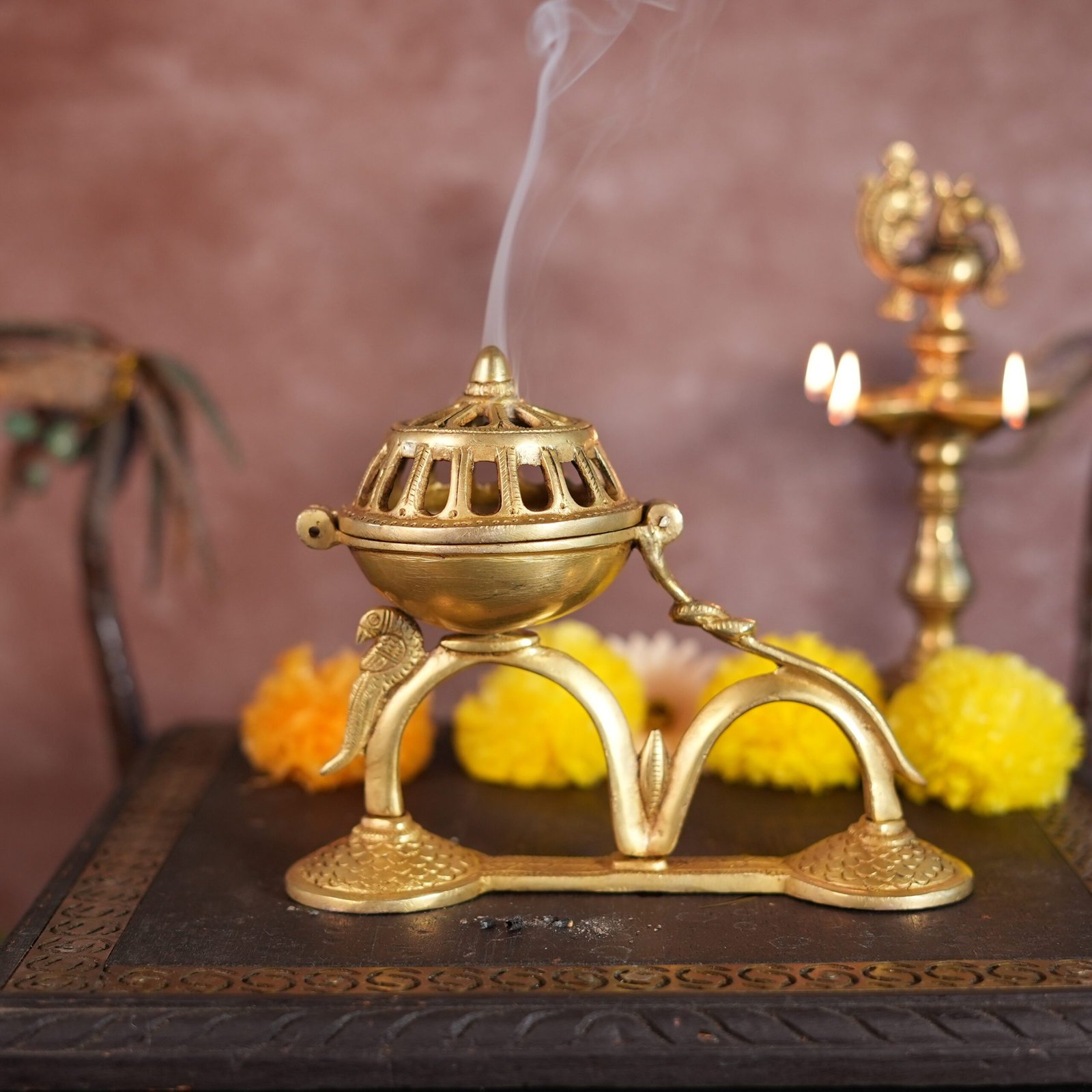 Brass dhoop Dani 5.5 Inch BH09592 Brass dhoop Dani 5.5 Inch BH09592