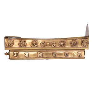 Brass Incense Stick Storage Box 4.3 Inch BH09601