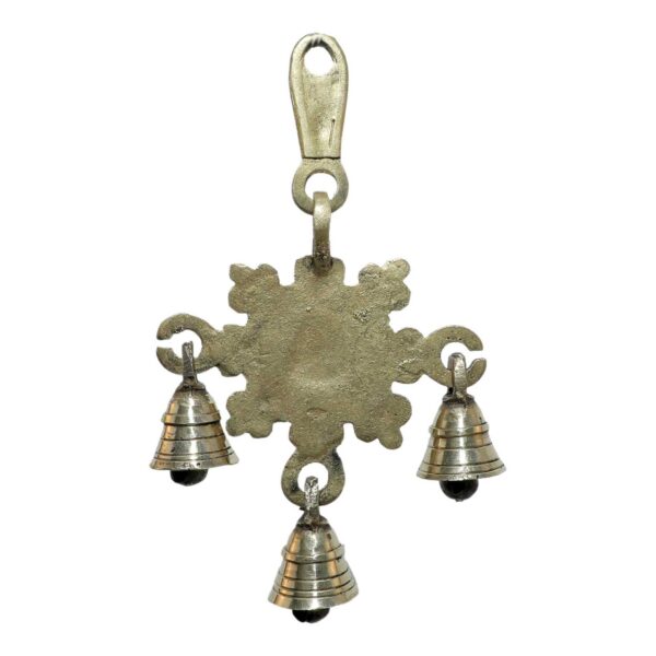 Brass Swastik Bell 7 Inch KBH08347