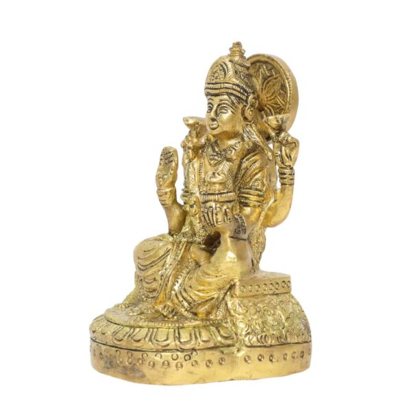 Brass LAKshmi 4 Inch KBH09073