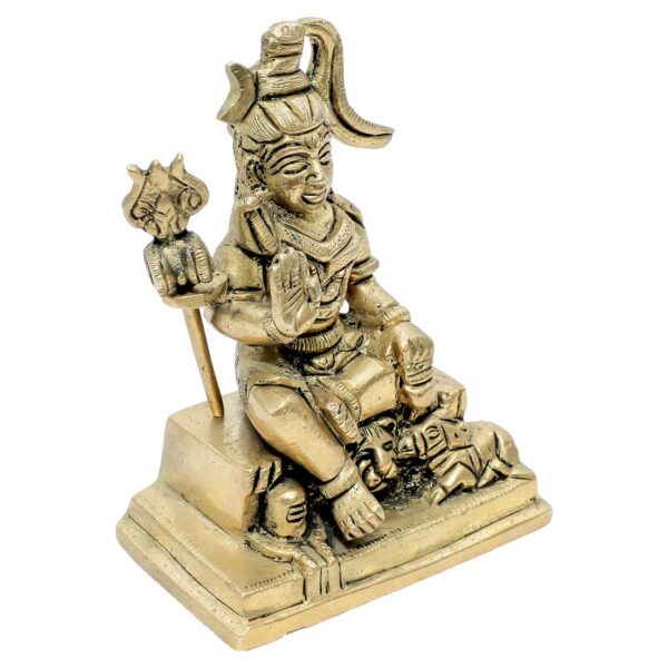 Brass Shiv Sankar 3.9 Inch KBH09096