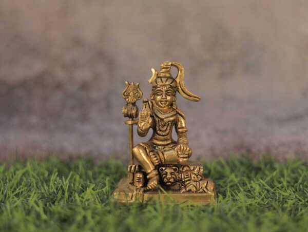 Brass Shiv Sankar 3.9 Inch KBH09096