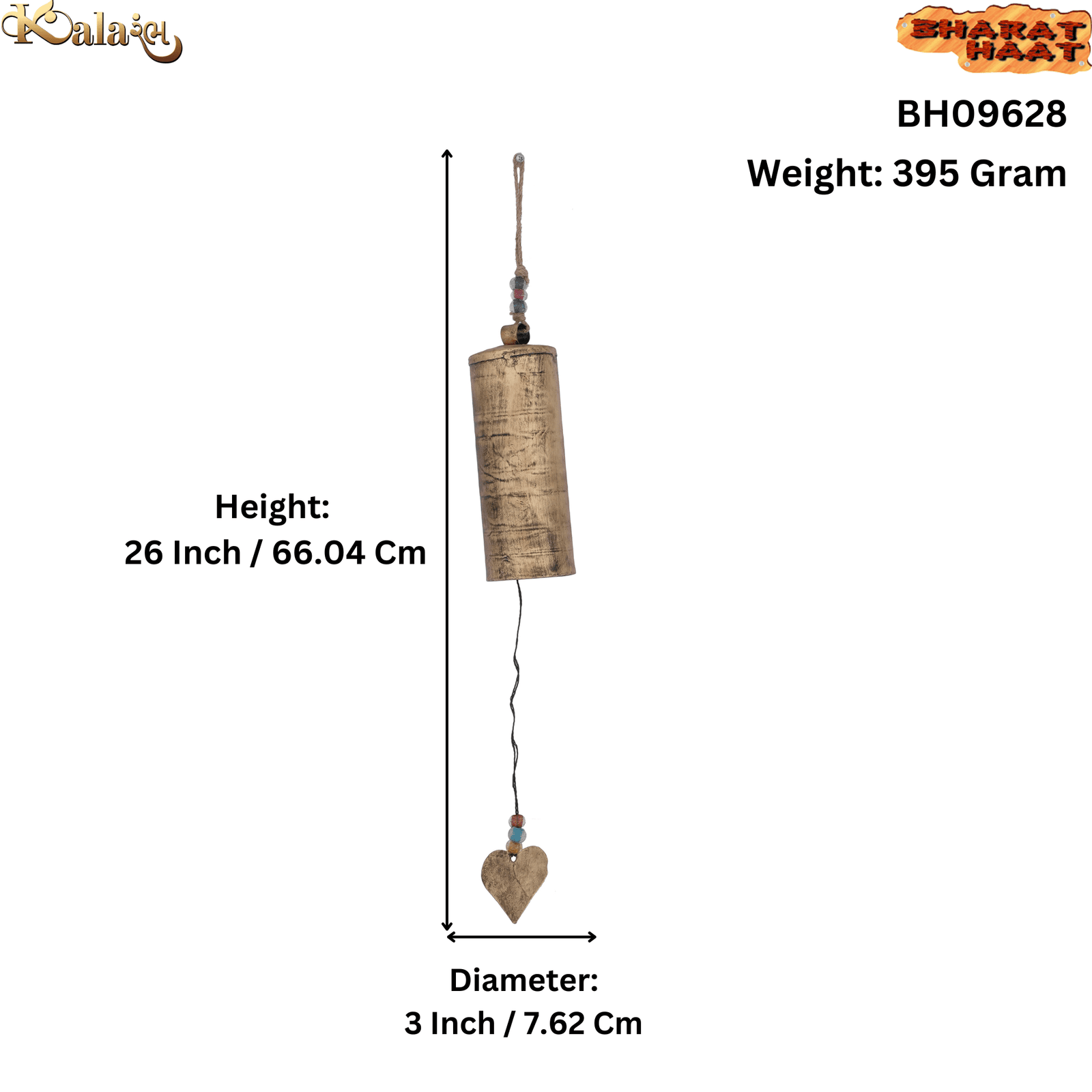 Iron Windchime 26 Inch BH09628 Iron Windchime 26 Inch BH09628
