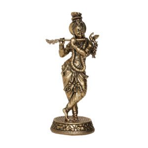 Brass Krishna 5.2 Inch KBH10034