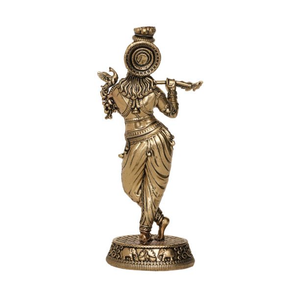 Brass Krishna 5.2 Inch KBH10034