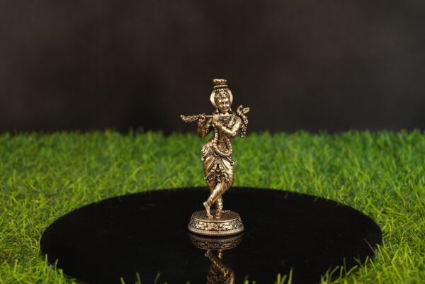 Brass Krishna 5.2 Inch KBH10034