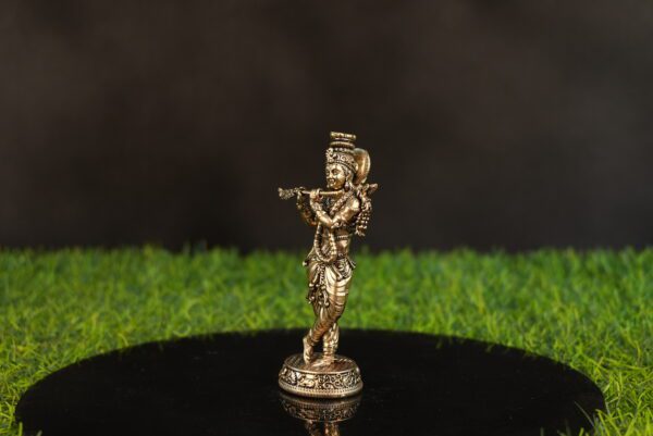 Brass Krishna 5.2 Inch KBH10034