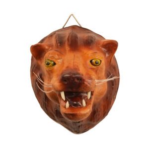 Leather Lion Face 6.5 Inch KBH10080