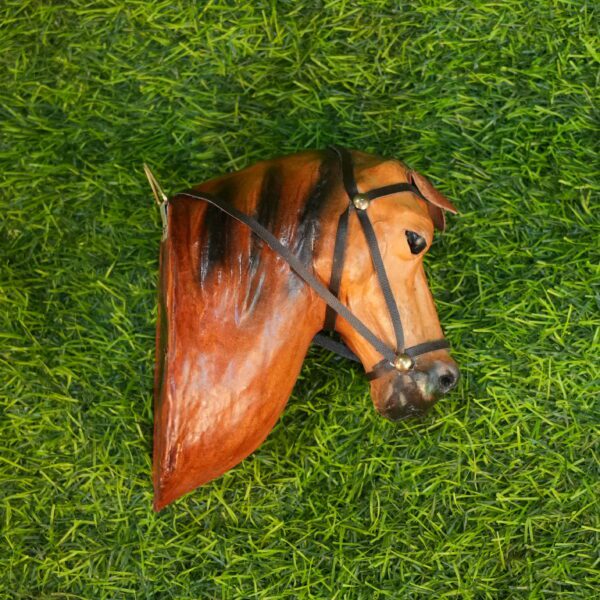 Leather Horse Face 7 Inch KBH10081