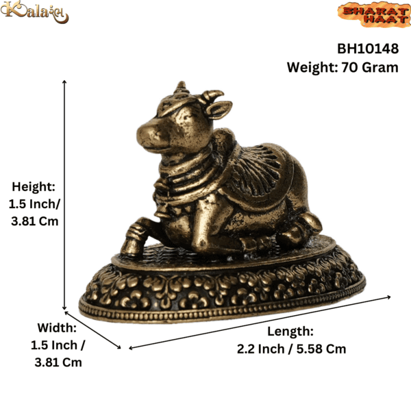 Brass Nandi 1.5 Inch KBH10148