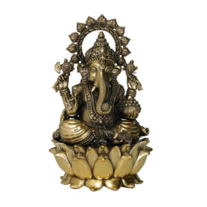 Brass Ganesha 8.5 Inch KBH10179