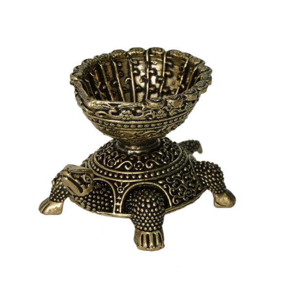 Brass Tortoise Diya 1.8 Inch KBH10184