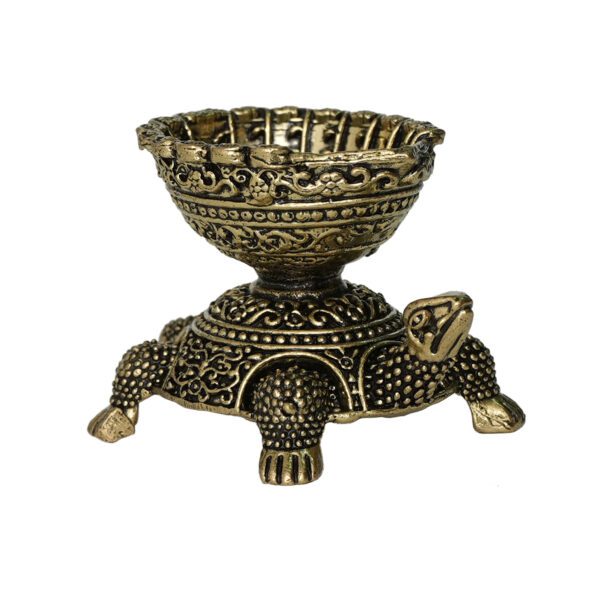 Brass Tortoise Diya 1.8 Inch KBH10184