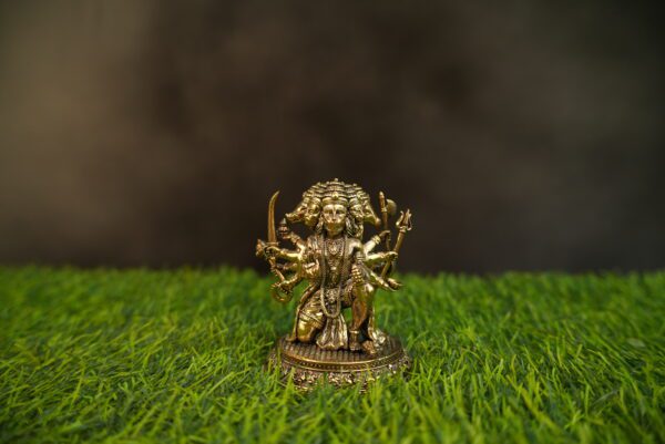 Brass Panchmukhi Hanuman 4.2 Inch KBH10185