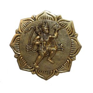 Brass Hanuman wall hanging 7.2 Inch KBH10234