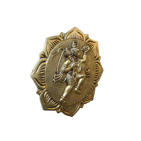 Brass Hanuman wall hanging 7.2 Inch KBH10234