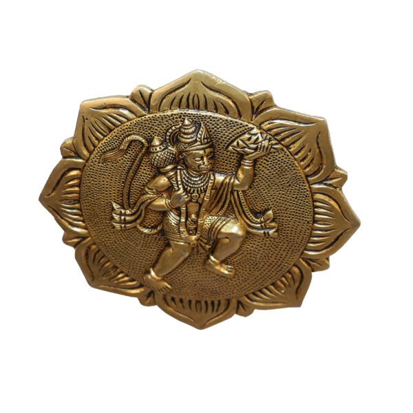 Brass Hanuman wall hanging 7.2 Inch KBH10234