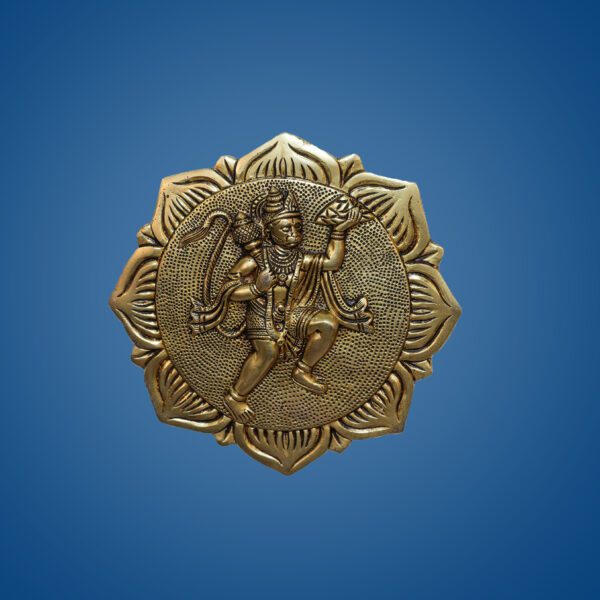 Brass Hanuman wall hanging 7.2 Inch KBH10234