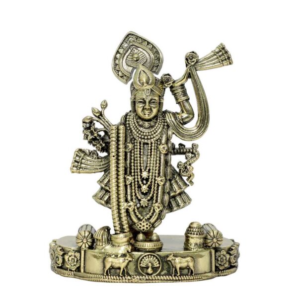 Brass shrinathji 4 Inch KBH10262