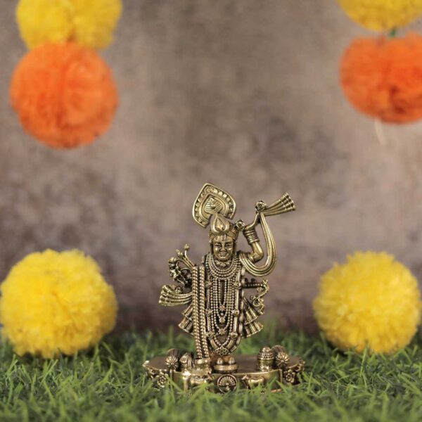 Brass shrinathji 4 Inch KBH10262