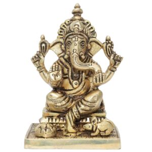 Brass Ganesha 4 Inch KBH10263