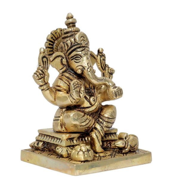 Brass Ganesha 4 Inch KBH10263