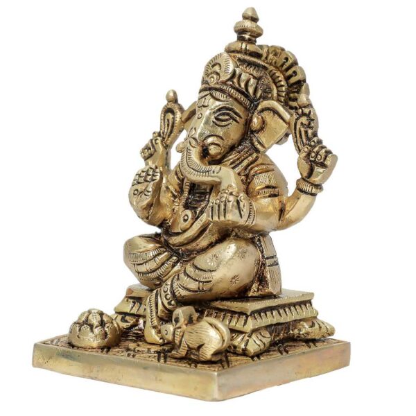 Brass Ganesha 4 Inch KBH10263