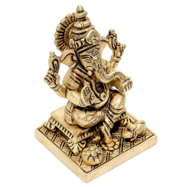 Brass Ganesha 4 Inch KBH10263