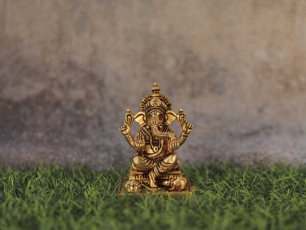 Brass Ganesha 4 Inch KBH10263