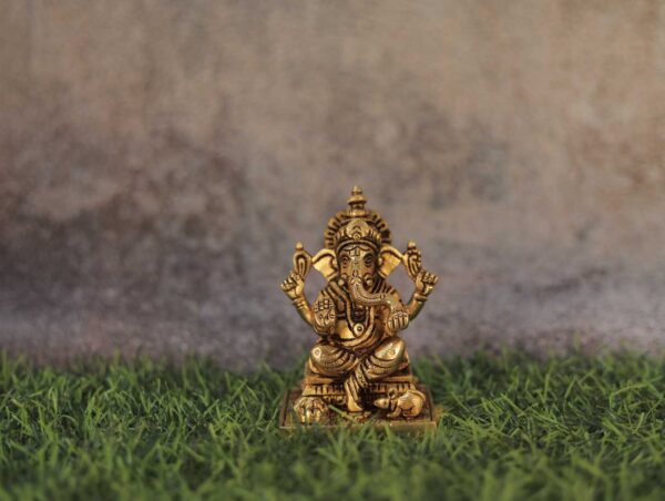 Brass Ganesha 4 Inch KBH10263