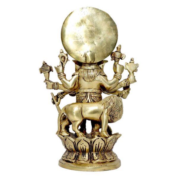 Brass drsati Ganesha 9 Inch KBH10264