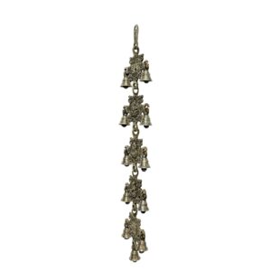 Brass Ganesh, Laxmi & sarswati bell 5 step 31 Inch KBH10279