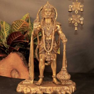 Brass Hanuman 17 Inch KBH10281