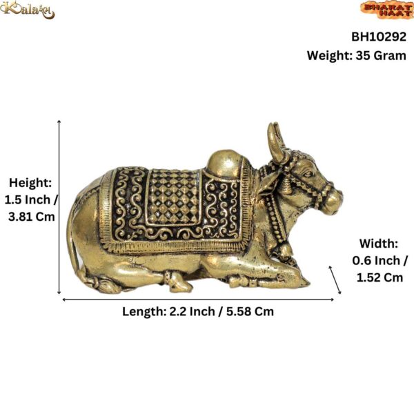 Brass Nandi 1.5 Inch KBH10292