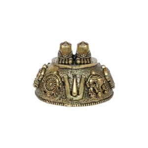 Brass Charan Paduka 1.5 Inch KBH10305