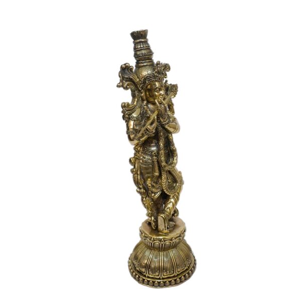 Brass Krishna 10.9 Inch KBH10311