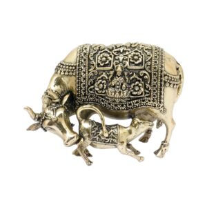 Brass CoW & Calf 3 Inch KBH10384