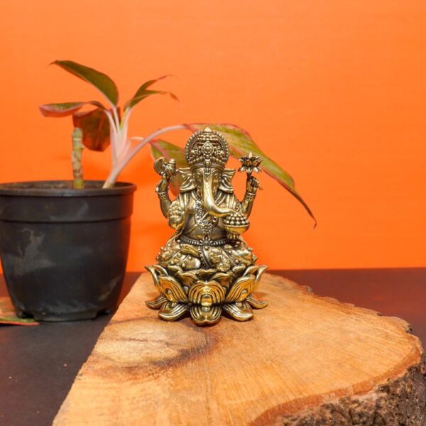 Brass Ganesha 4 Inch KBH10393