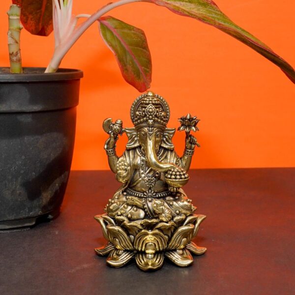 Brass Ganesha 4 Inch KBH10393